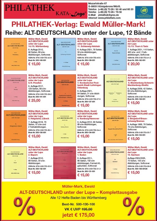 Müller Mark AD Unter Der Lupe Komplett Band 1 12 Werbung