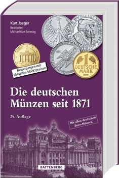 Kurt Jaeger Michael Kurt Sonntag Die duetschen Münzen seit 1871_29 Auflage 2025.jpg Kurt Jaeger Michael Kurt Sonntag Die duetschen Münzen seit 1871_29 Auflage 2025.jpg