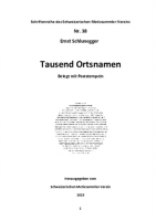 Ernst Schlunegger Tausend Ortsnamen