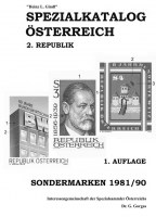 Gorgas GINDL Spezialkatalog-Plattenfehler-Katalog Sondermarken 1981-1990