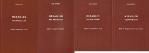 Karl Scheuch Medaillen aus PorzellanBand I-IV
