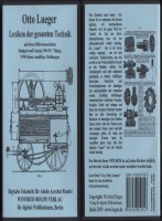 Otto Lueger Lexikon der gesamten Technik und ihrer Hilfswissenschaften CD